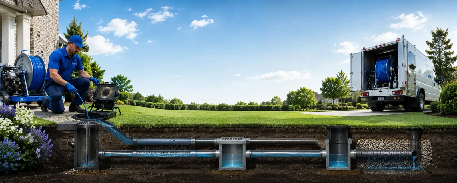 Outdoor drain cleaning information for Scottown, OH